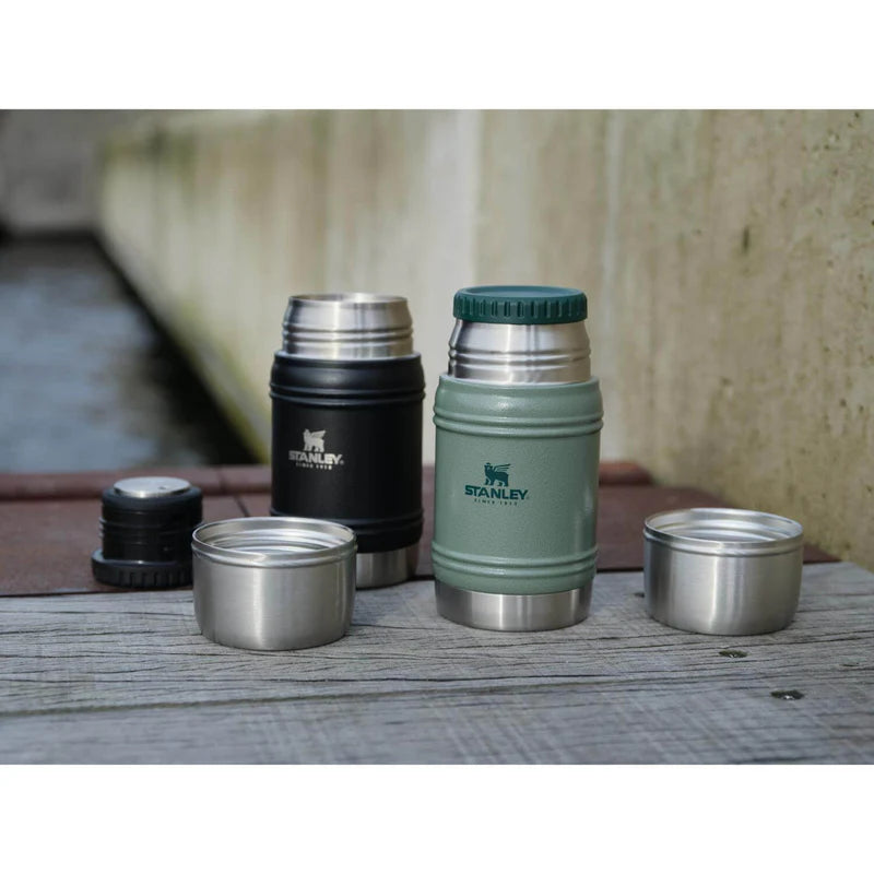 The Artisan Thermal Food Jar 500ml - Hammertone Green