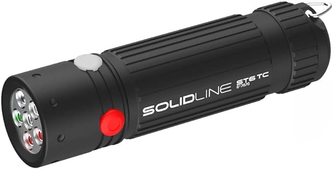 Solidline ST6TC Black Flashlight Blister