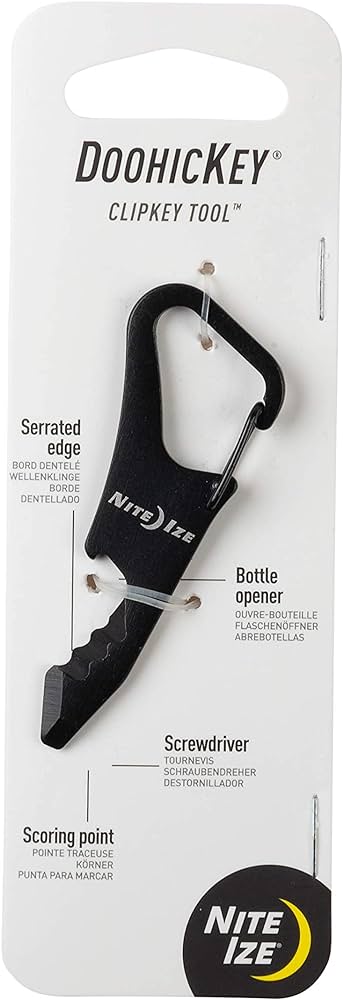 Doohickey®ClipkeyTM Key Tool - Black
