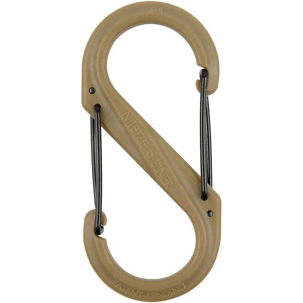 S-Biner® Plastic Dual Carabiner #4 - Black