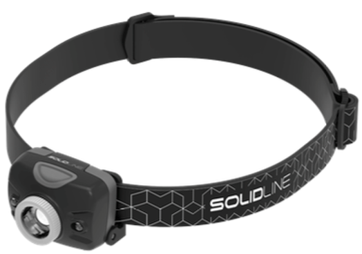Solidline SH2 Black Headlamp Blister