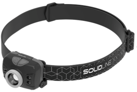 Solidline SH5 Black Headlamp Blister