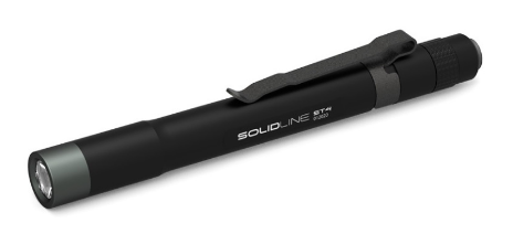 Solidline ST4 Black Flashlight Blister