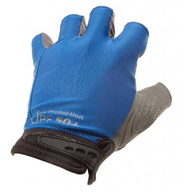Eclipse Gloves with Velcro Cuff Medium - Blue