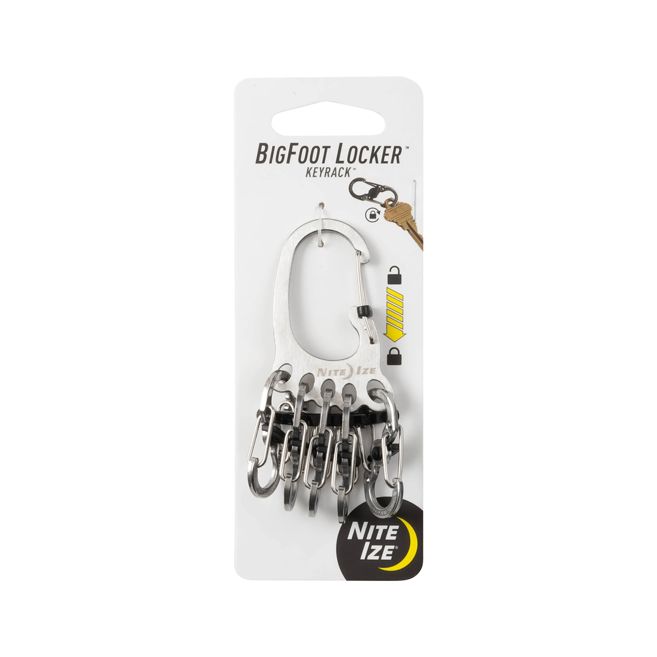 BigFoot LockerTM KeyRackTM Stainless Steel - Stainless