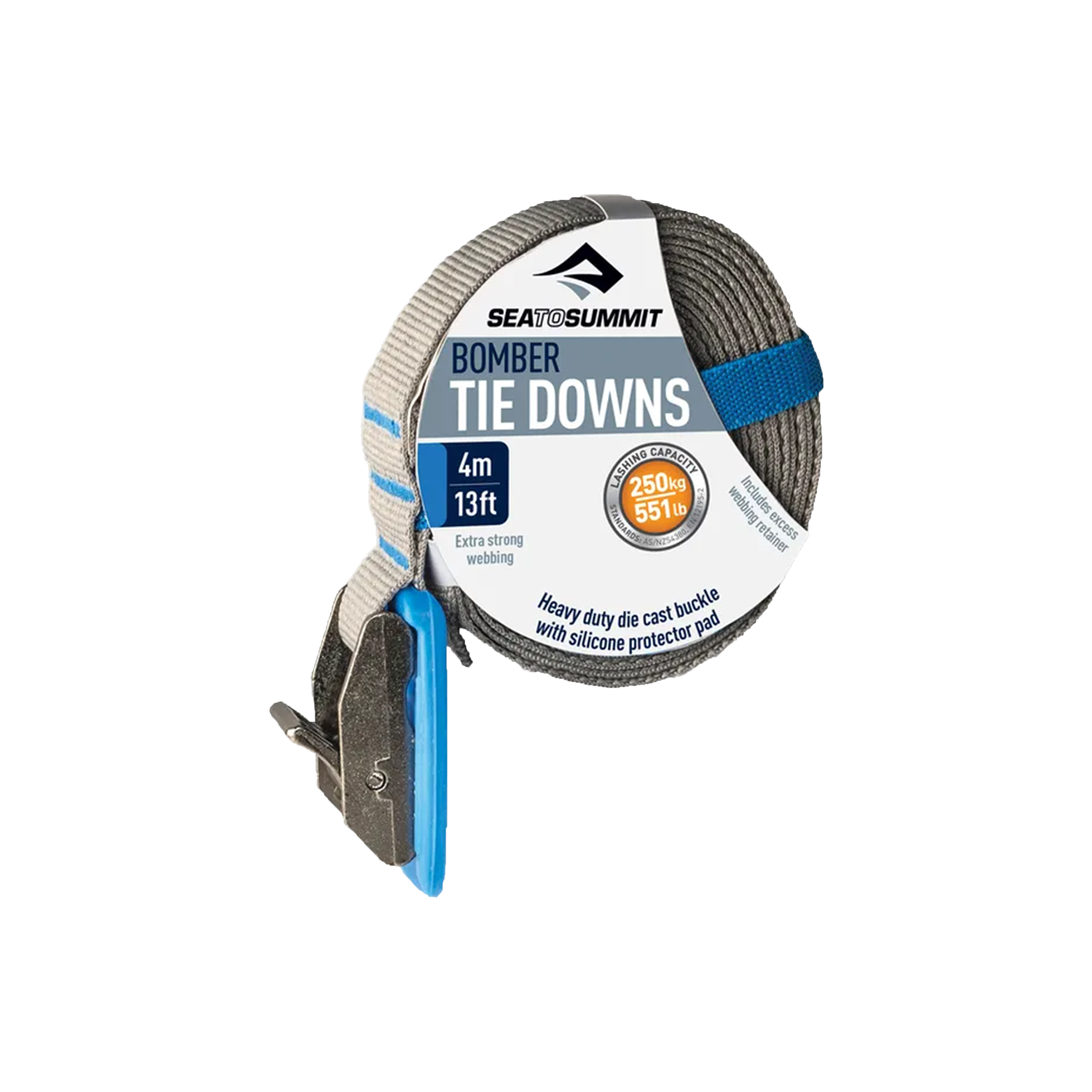 Bomber Tie Down 4m/13ft - Blue