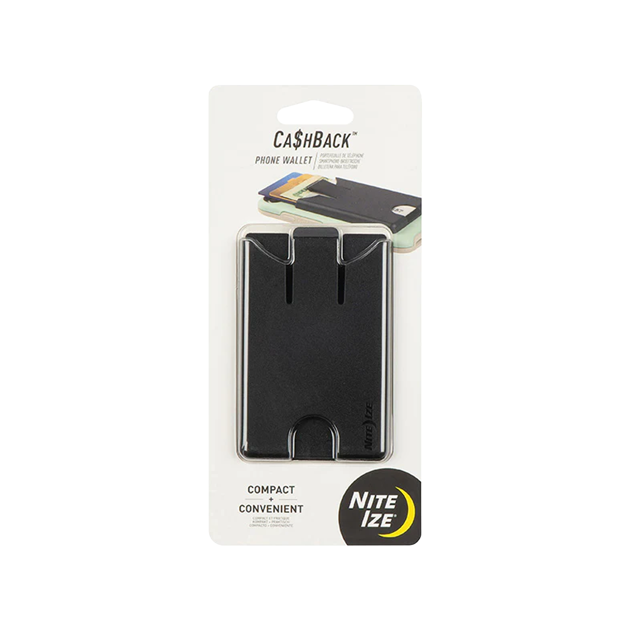 CashBackTM Phone Wallet - Black