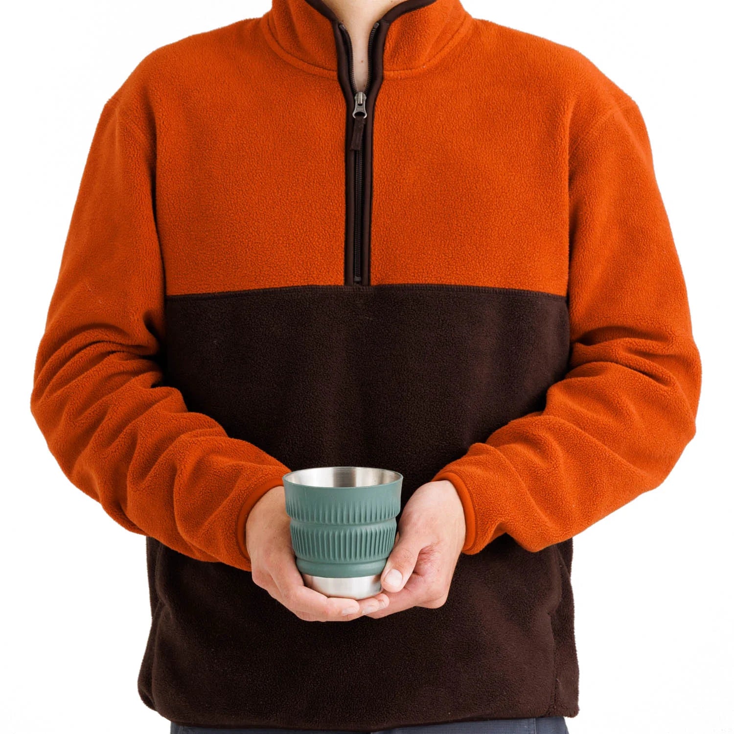 Detour Stainless Steel Collapsible Mug Beluga Black