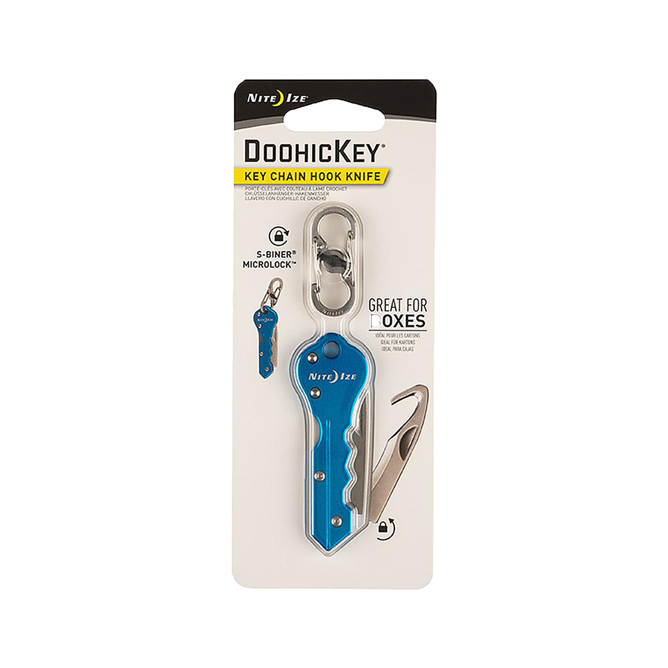 DoohicKey® - Key Chain Hook Knife - Blue