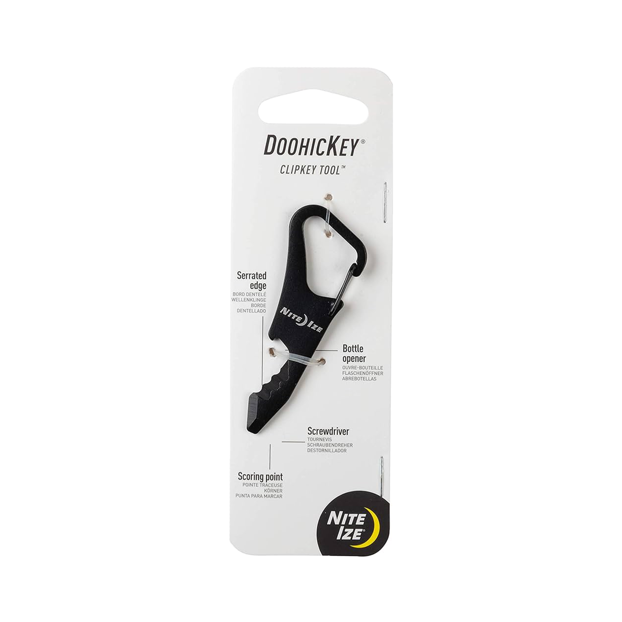 Doohickey®ClipkeyTM Key Tool - Black