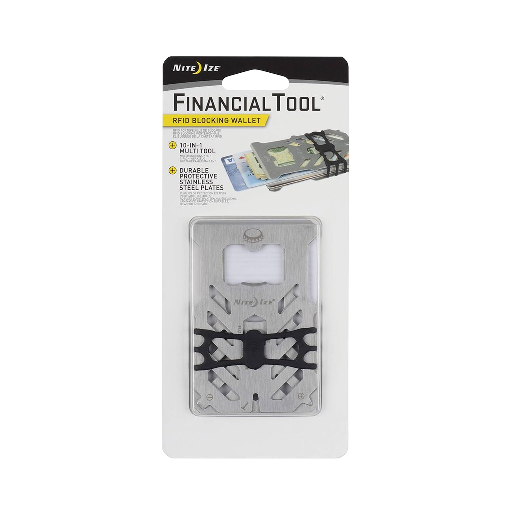 Financial Tool® RFID Blocking Wallet - Stainless