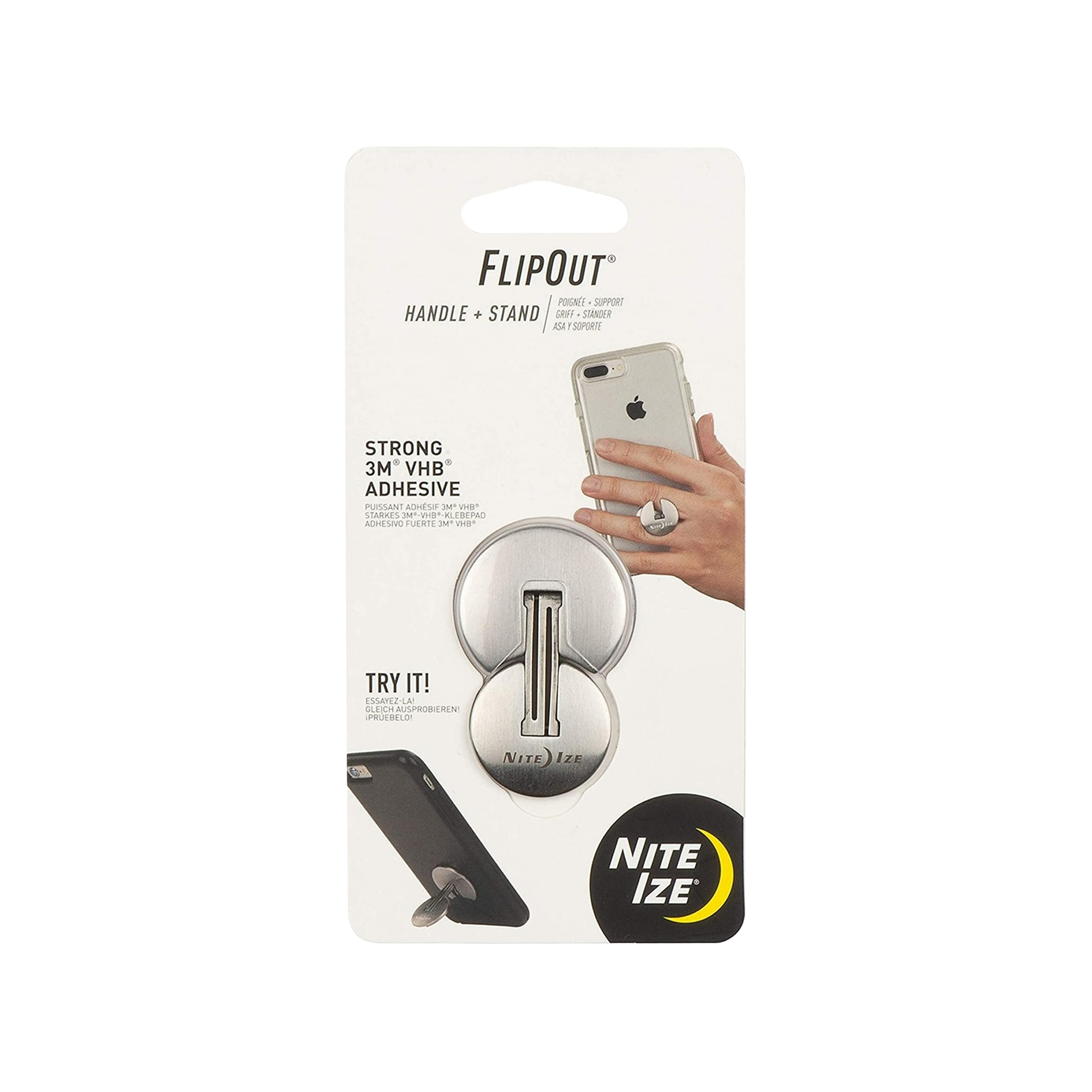 FlipOut® Handle + Stand - Stainless