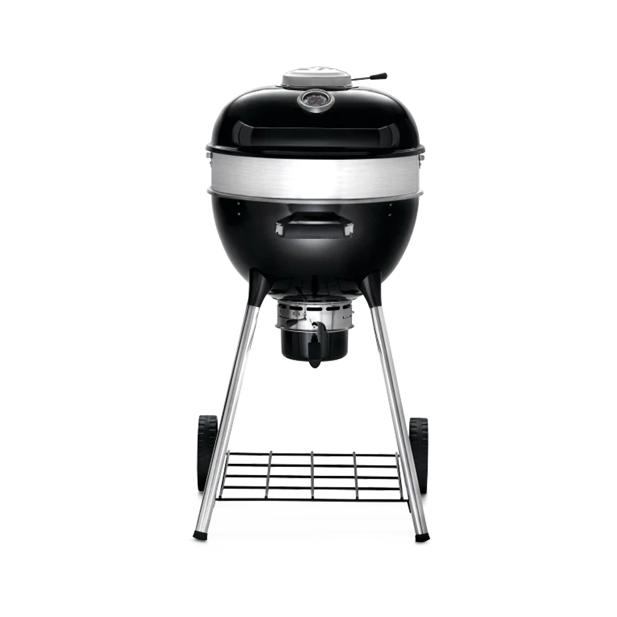 Pro Charcoal Kettle Grill - Black