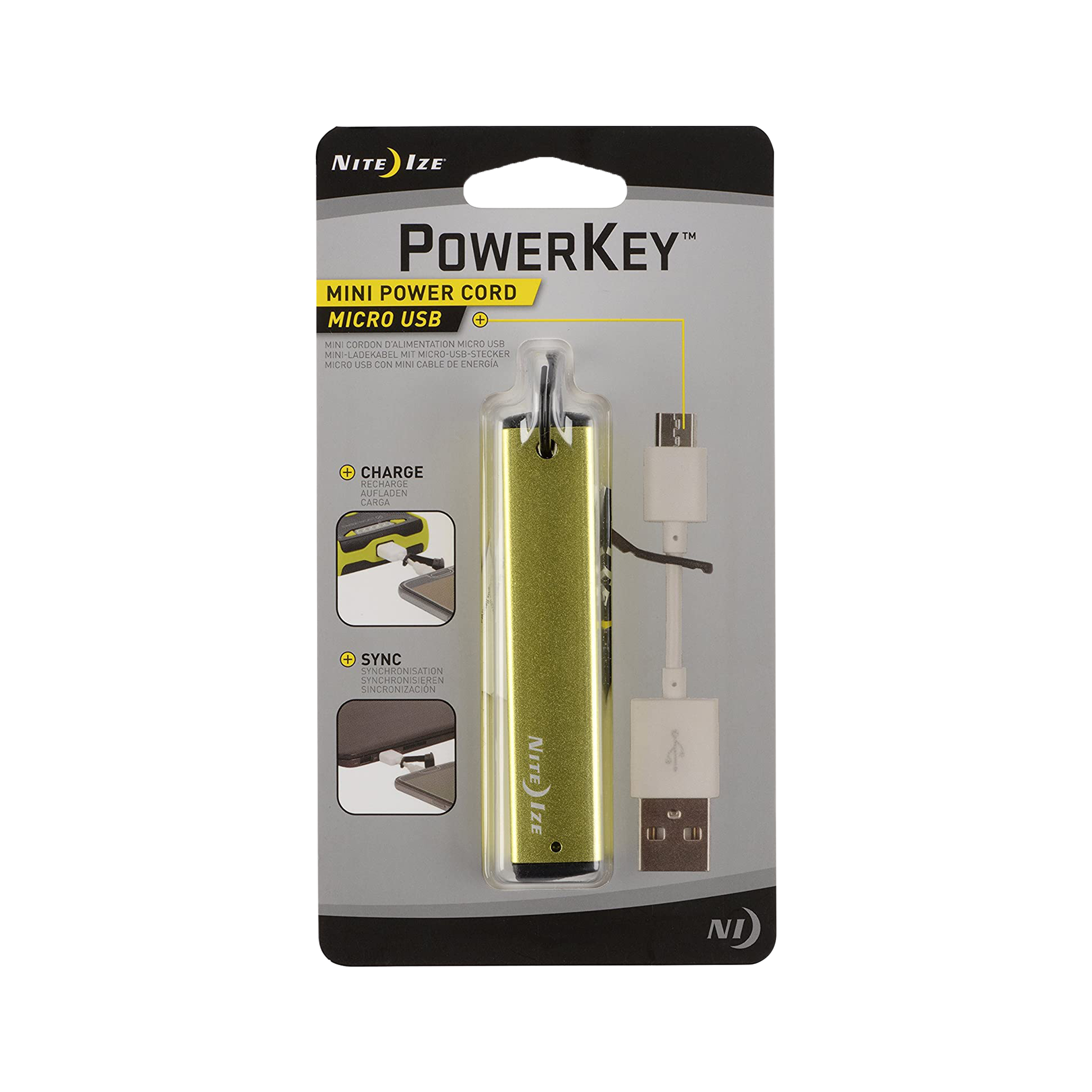 PowerKey Micro USB - Lime