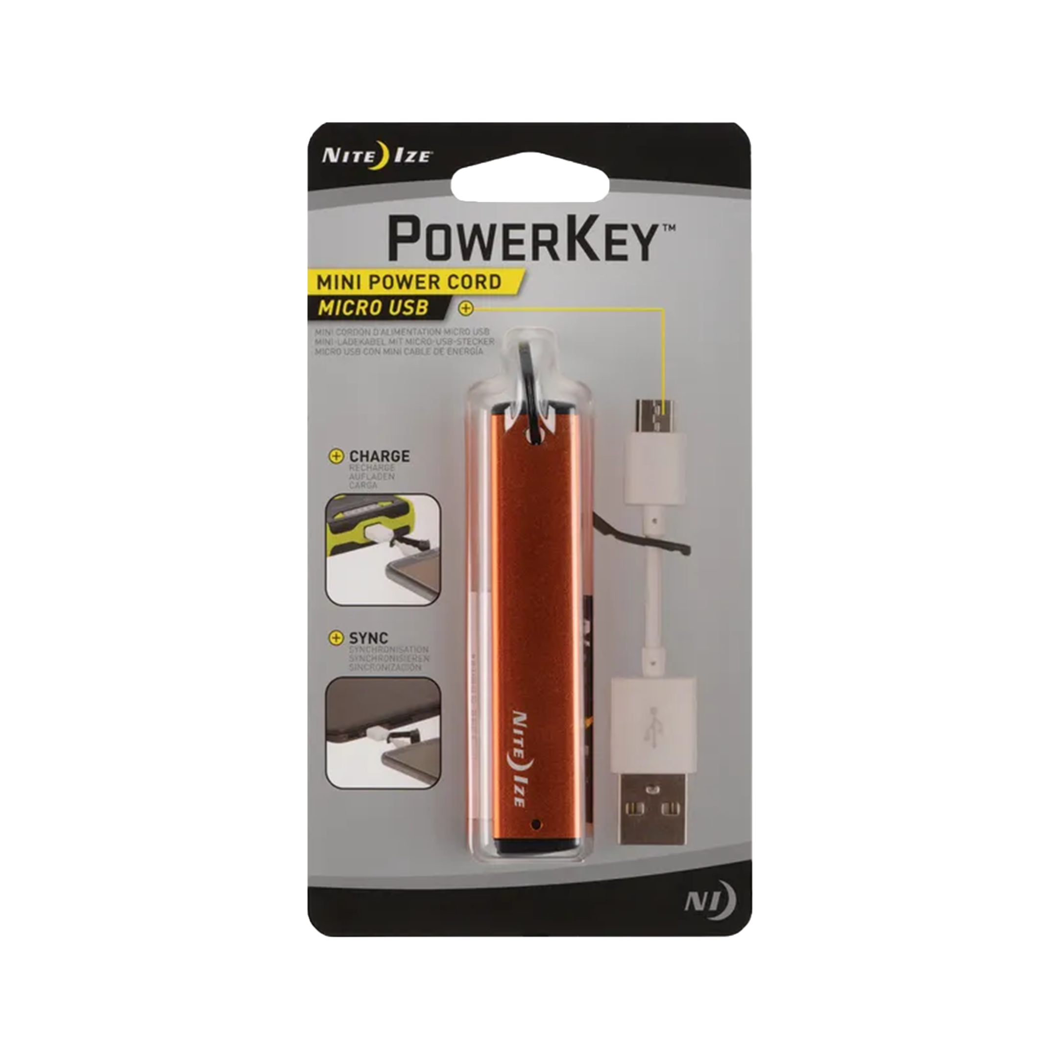 PowerKey Micro USB - Orange
