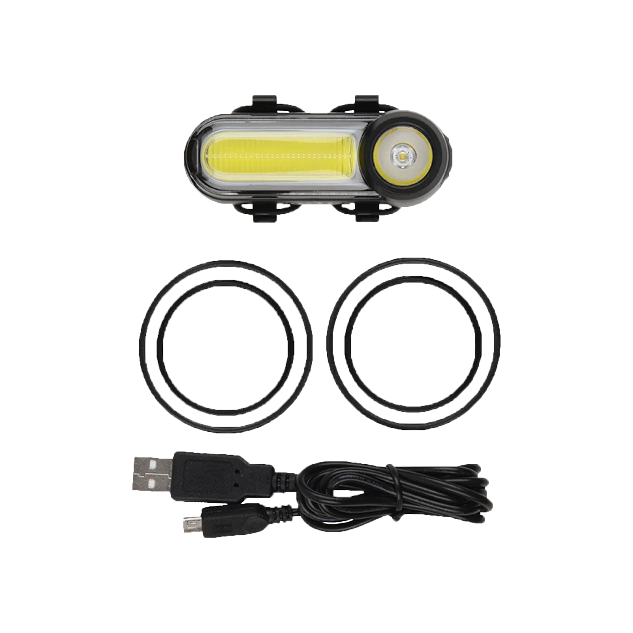 Radiant® 125 Rechargeable Bike Light - White