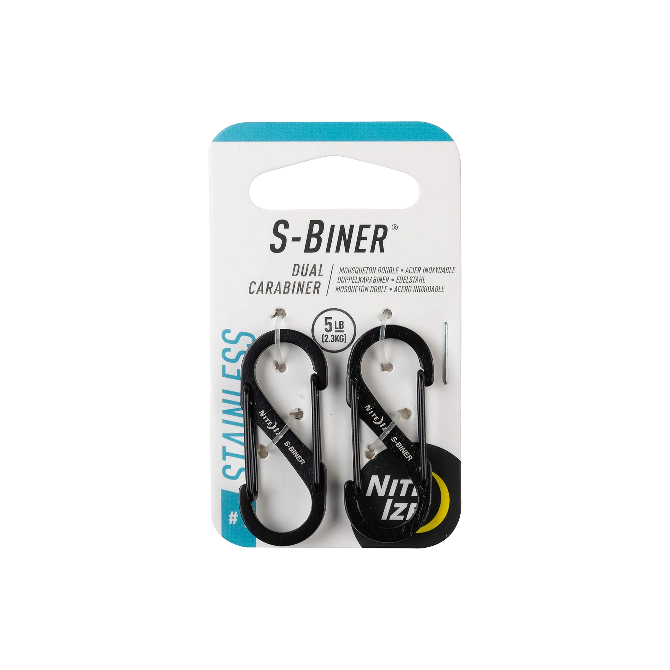 S-Biner Size 1-Black 2pack