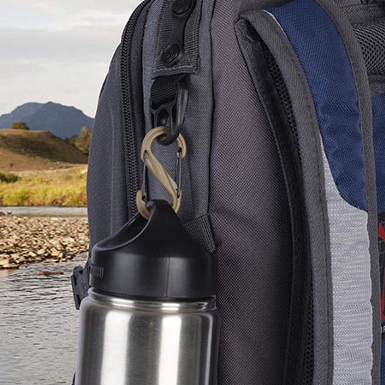 S-Biner® Plastic Dual Carabiner #4 - Black