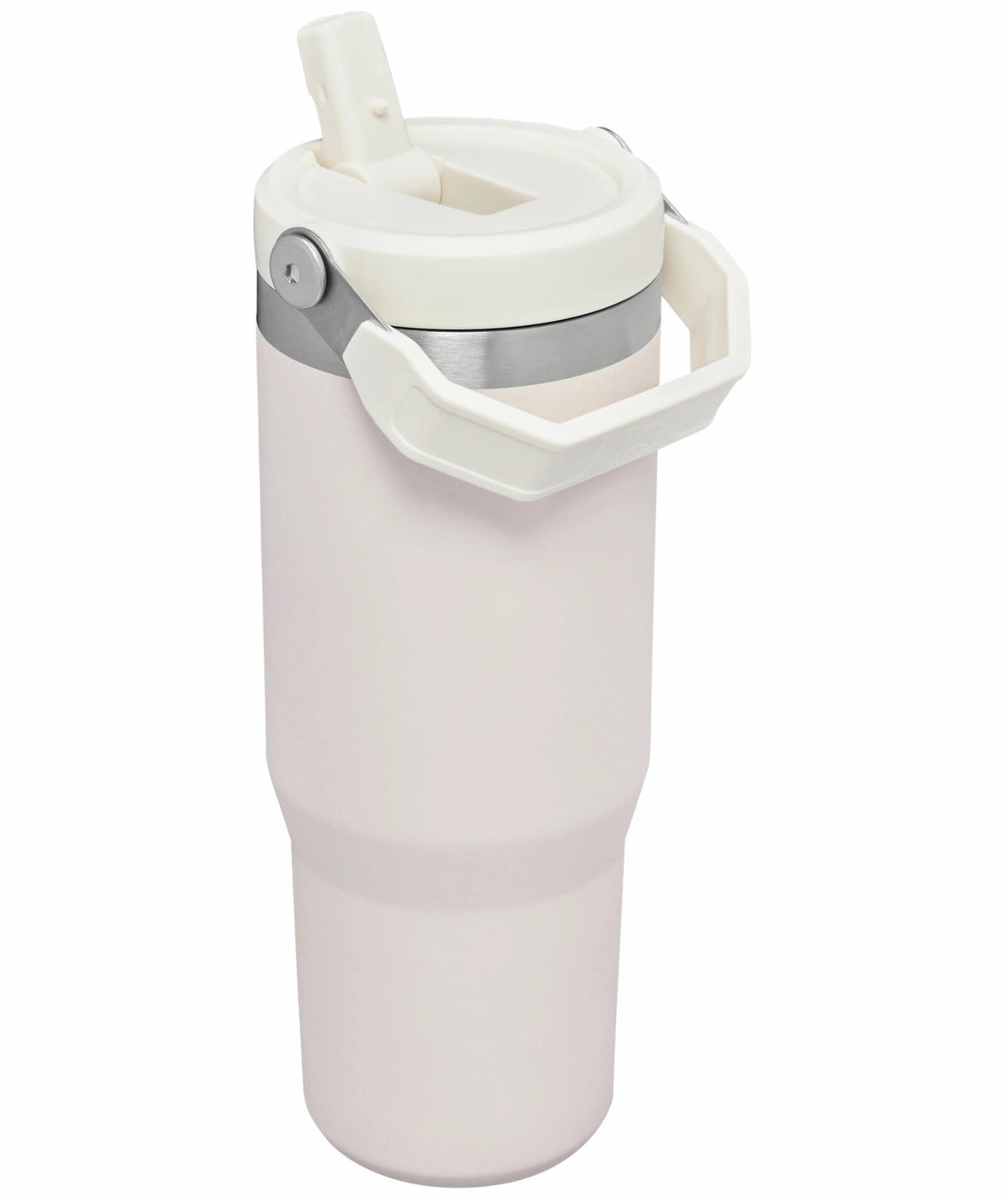 The IceFlow Flip Straw Tumbler 870ml - Rose Quartz