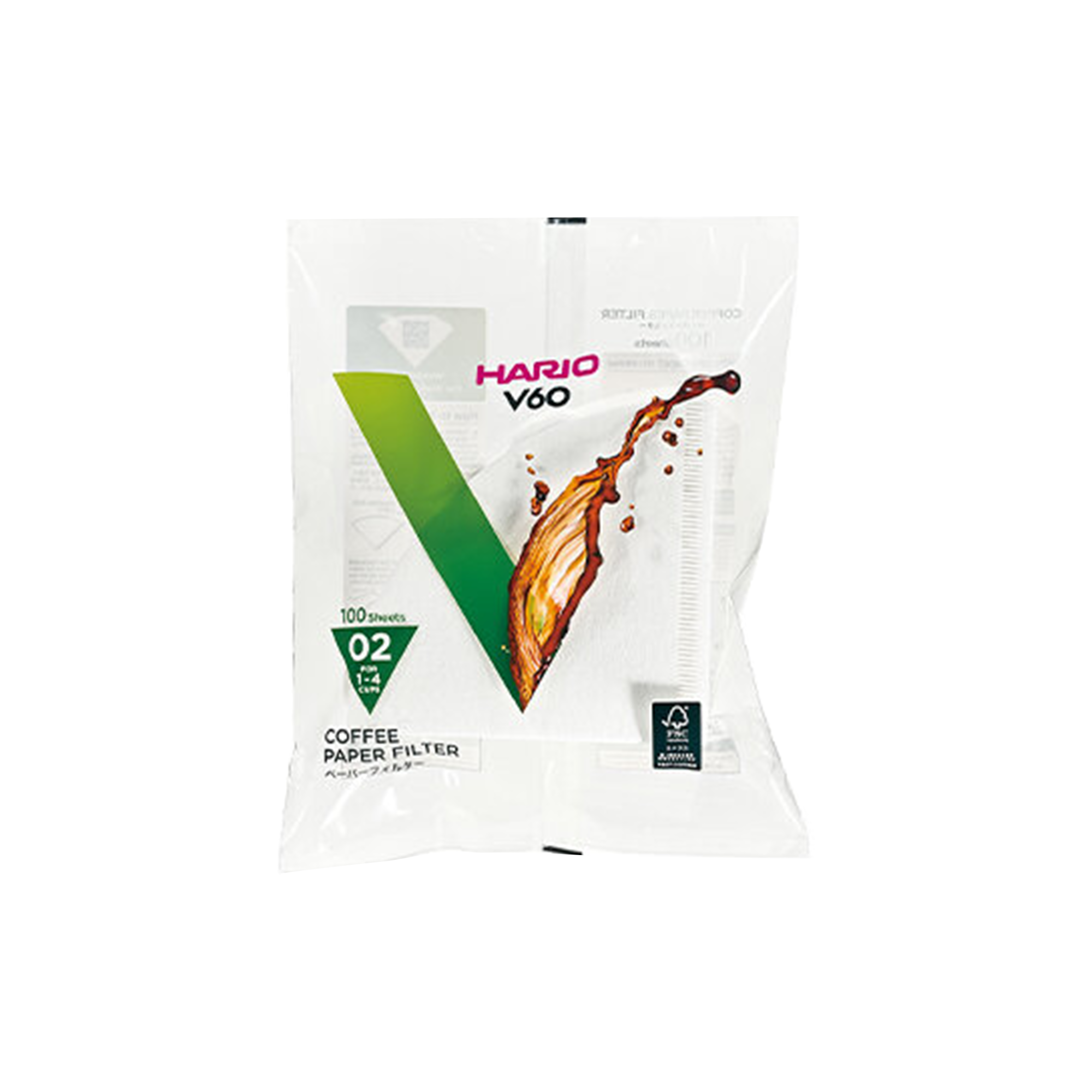 V60 Paper Filters 02 100pcs - White