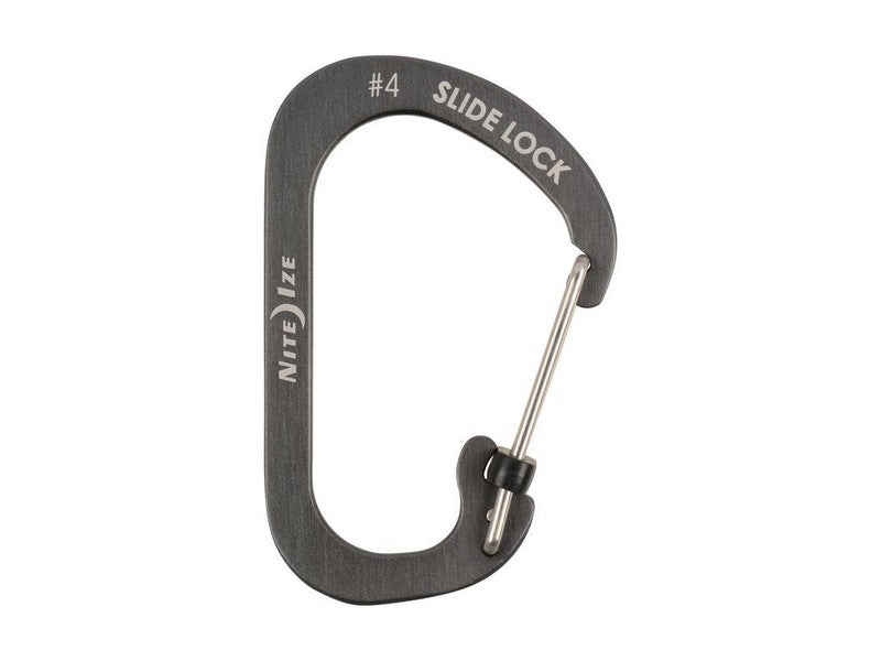 Slidelock® Carabiner Stainless Steel #2 - Black