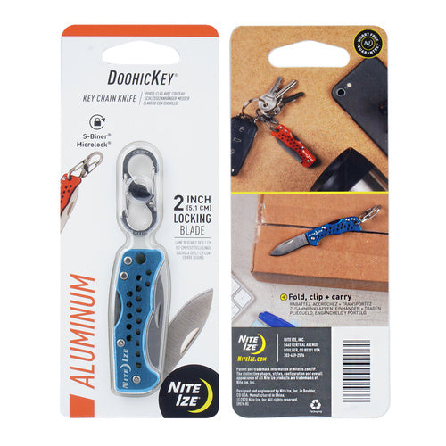 Doohickey® - Key Chain Knife - Blue