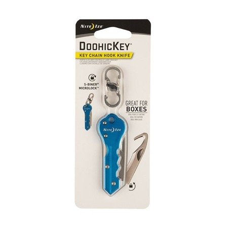 DoohicKey® - Key Chain Hook Knife - Blue