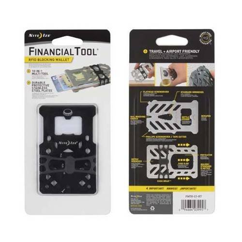 Financial Tool® RFID Blocking Wallet - Black