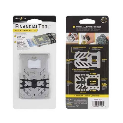 Financial Tool® RFID Blocking Wallet - Stainless