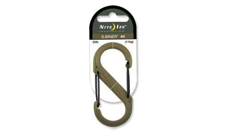 S-Biner® Plastic Dual Carabiner #4 - Coyote