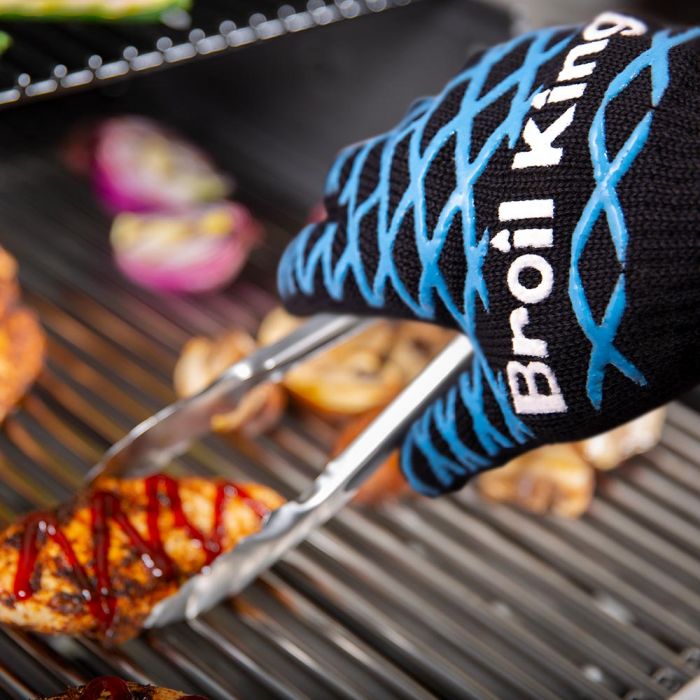 Glove - Black with Blue Accents