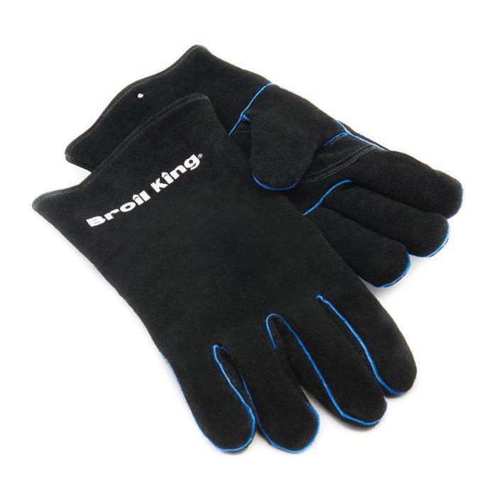 Gloves 2pcs - Black Leather