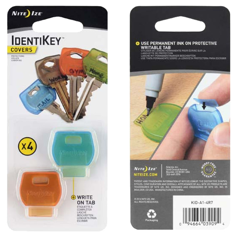 IdentiKeyTM Covers - 4 Pack - Assorted