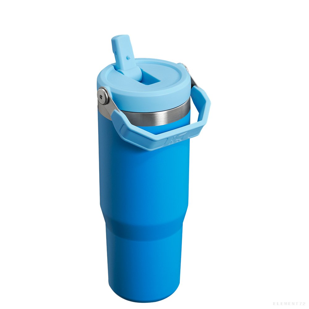 The IceFlow Flip Straw Tumbler 870ml - Azure