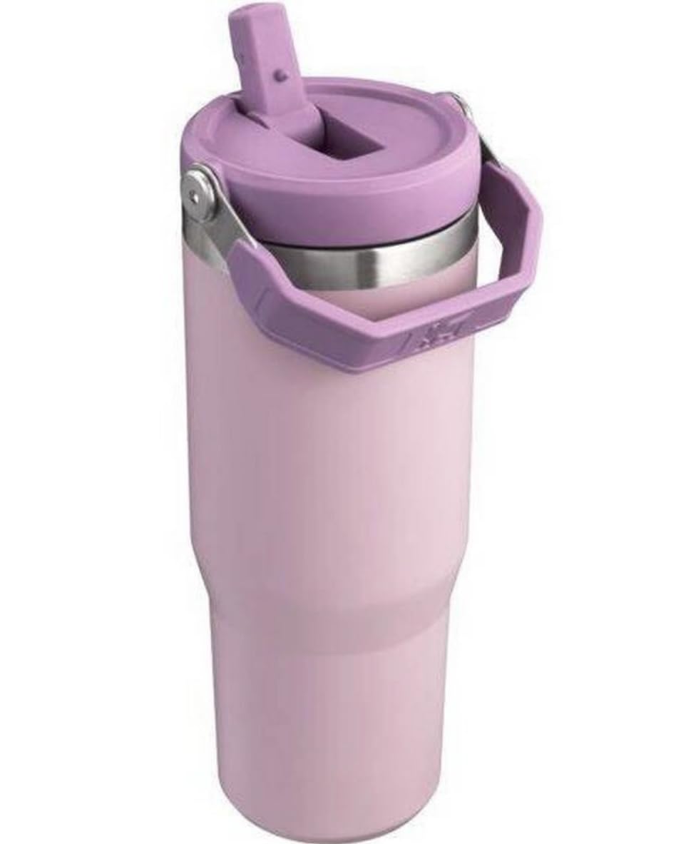 The IceFlow Flip Straw Tumbler 870ml - Lilac