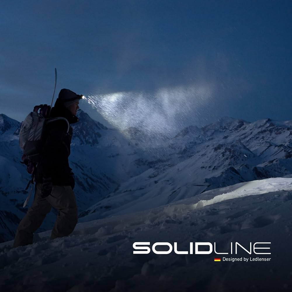 Solidline SH2 Black Headlamp Blister