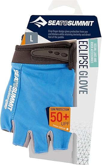 Eclipse Gloves with Velcro Cuff Large - Blue