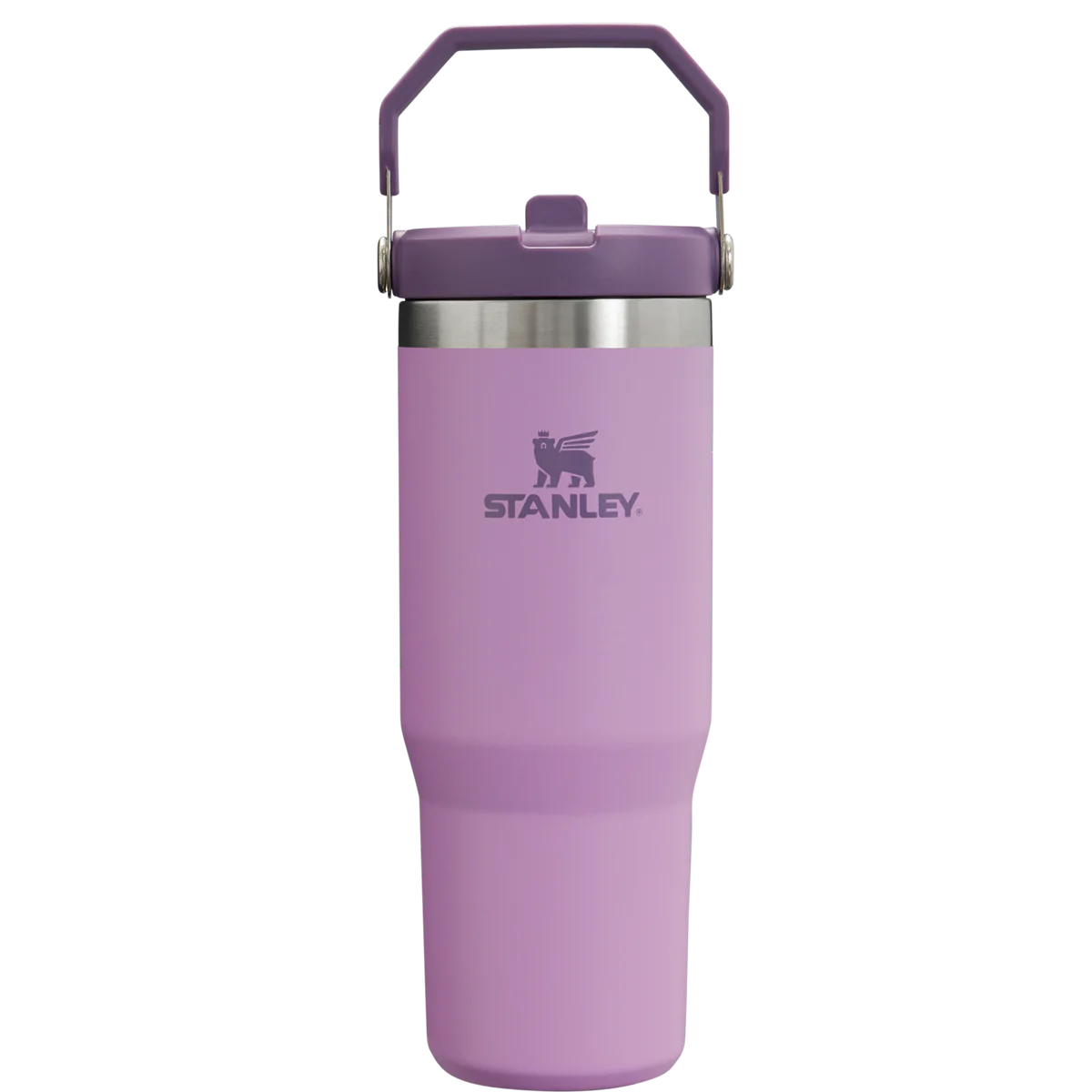 The IceFlow Flip Straw Tumbler 870ml - Lilac