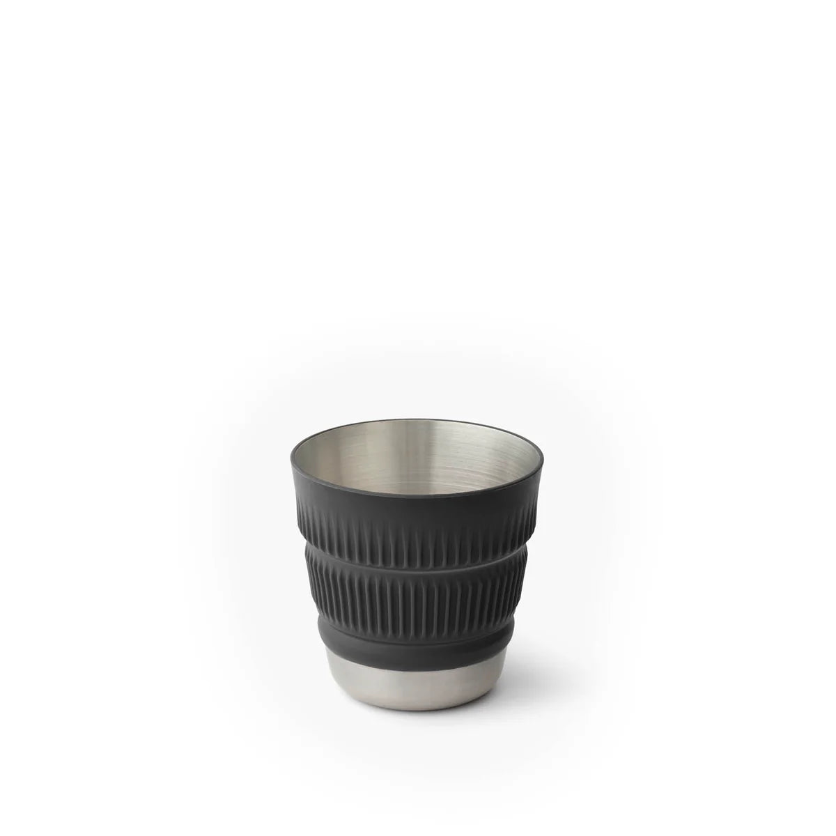 Detour Stainless Steel Collapsible Mug Beluga Black