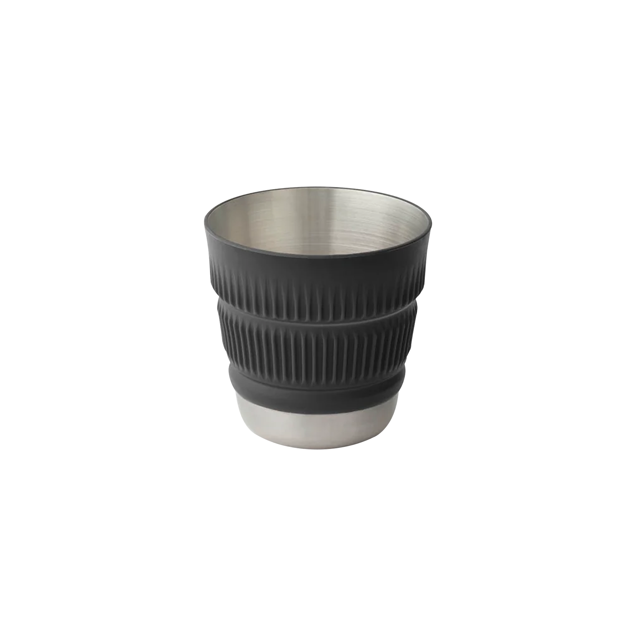 Detour Stainless Steel Collapsible Mug Beluga Black