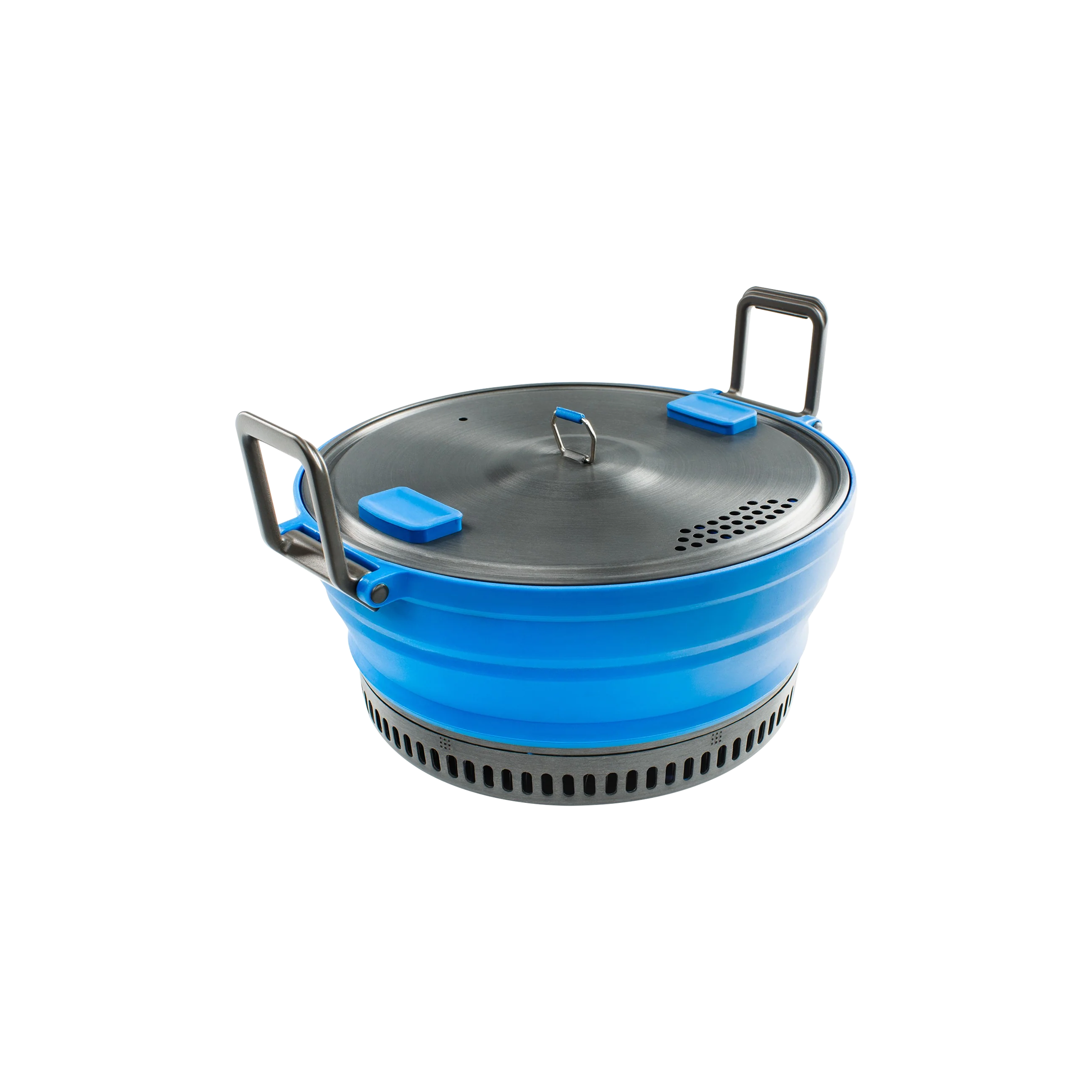 Escape HS 2 Liter Pot, Collapsible Camping Cook Pot - Blue