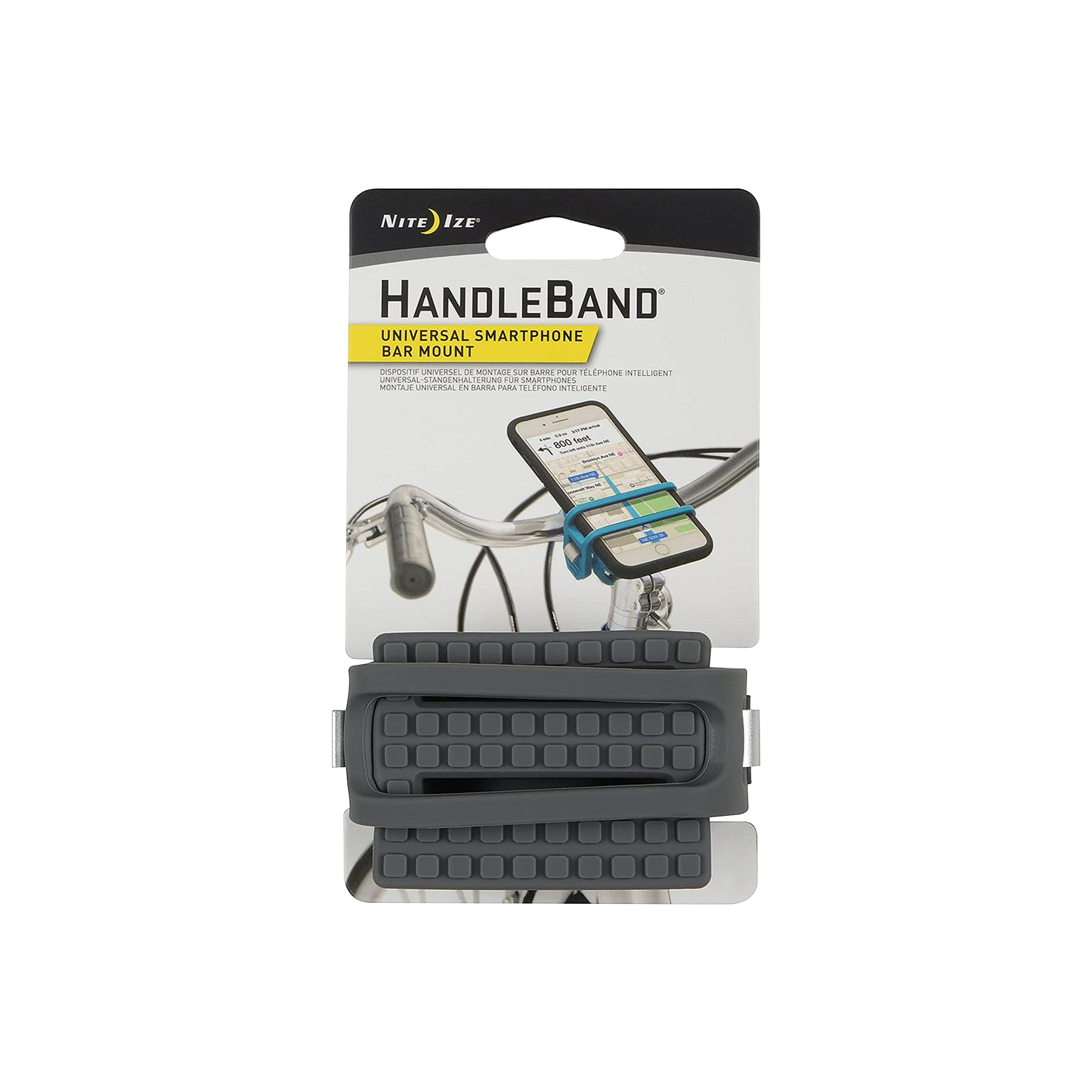 HandleBand® Universal Smartphone Bar Mount - Charcoal