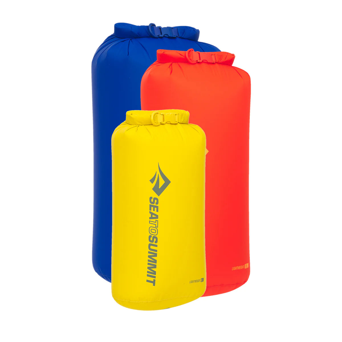 Lightweight Dry Bag Set 8, 13, 20L Multi - Colour