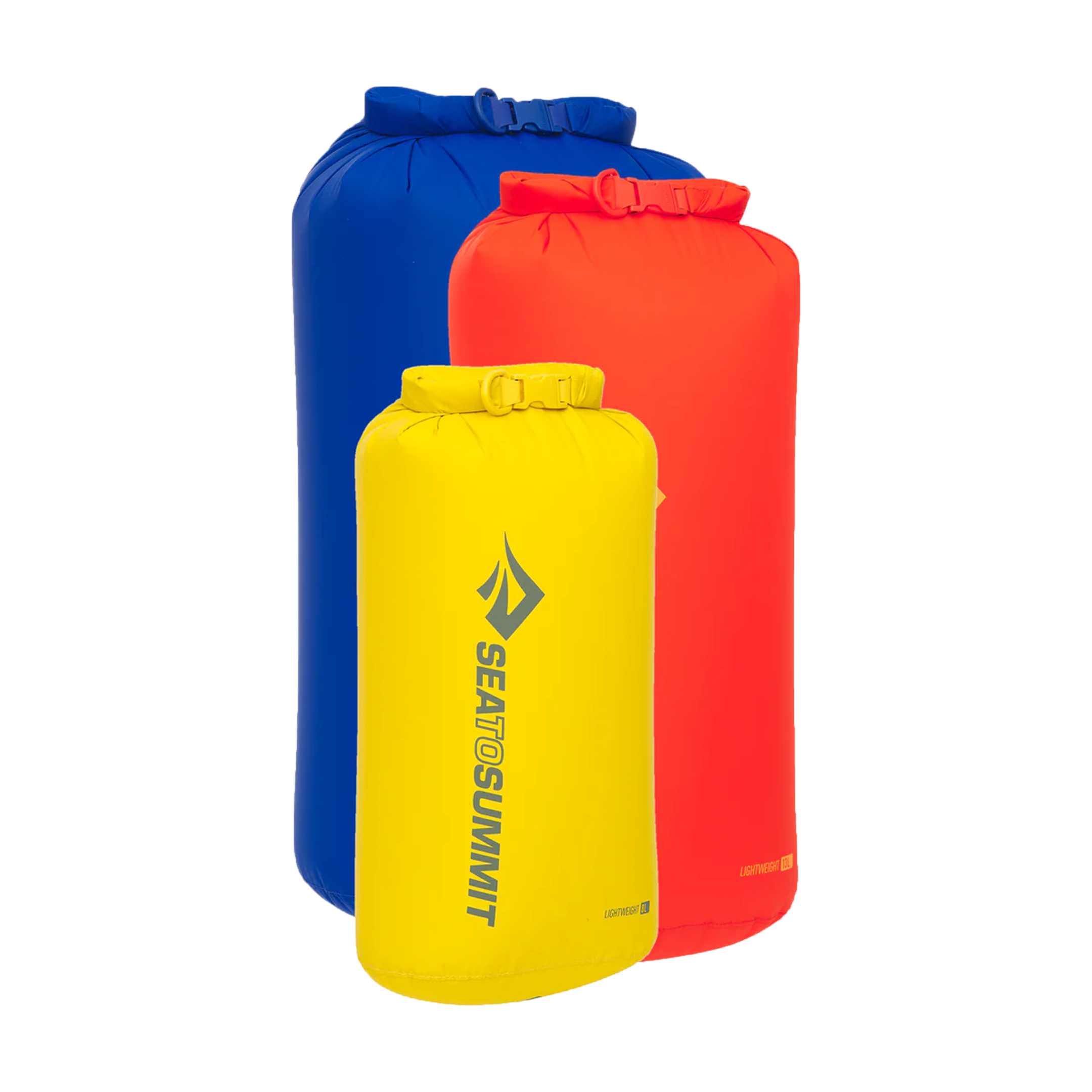 Lightweight Dry Bag Set 8, 13, 20L Multi - Colour