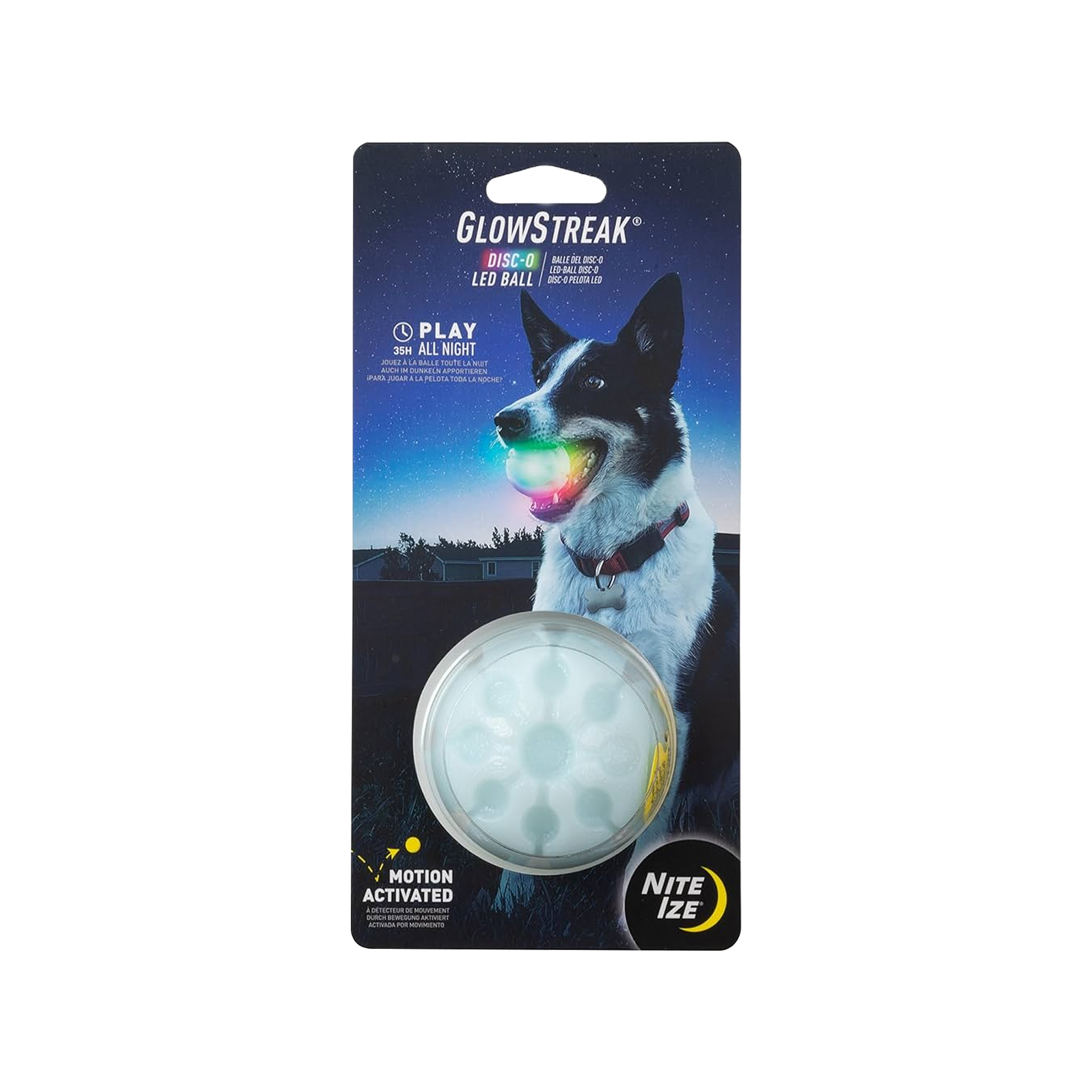 Pet Glowstreak LED BAll-Disc-O