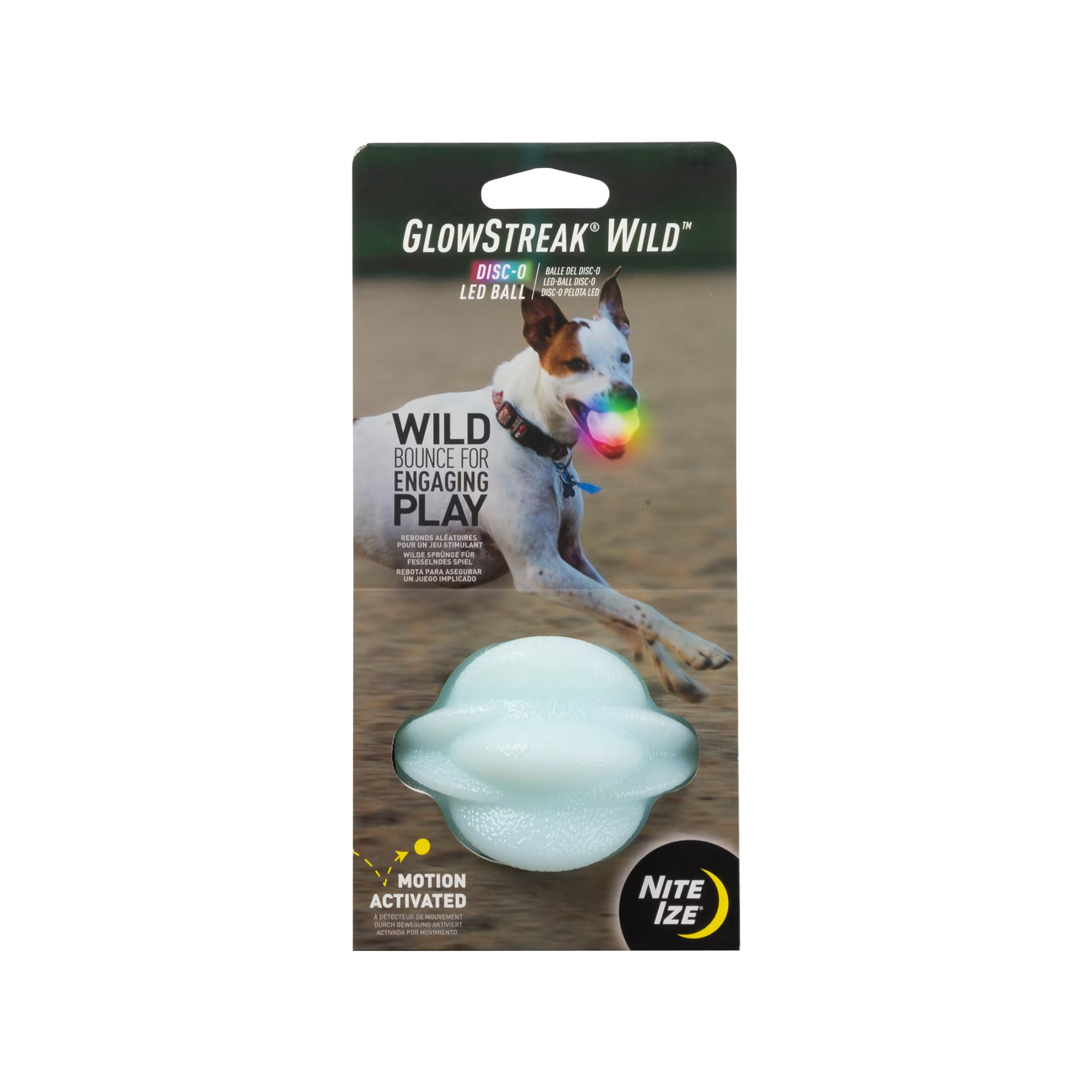 Pet Glowstreak Wild LED BAll-Disc-O