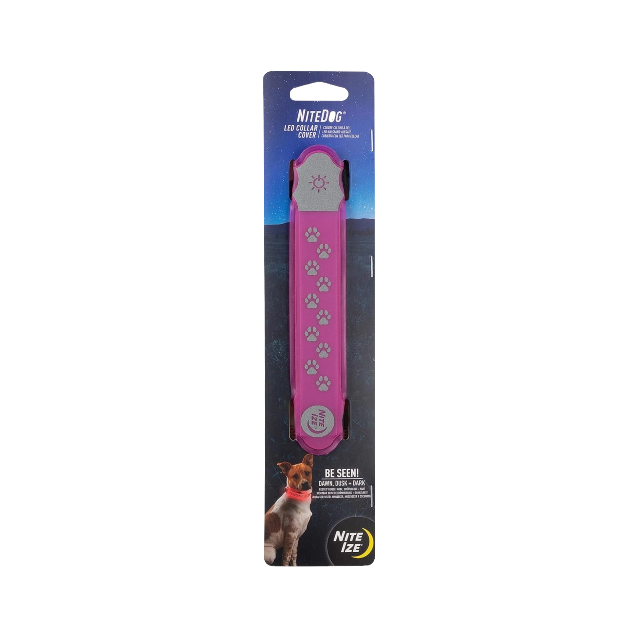 Pet NiteDawg® LED Collar Cover - Pink