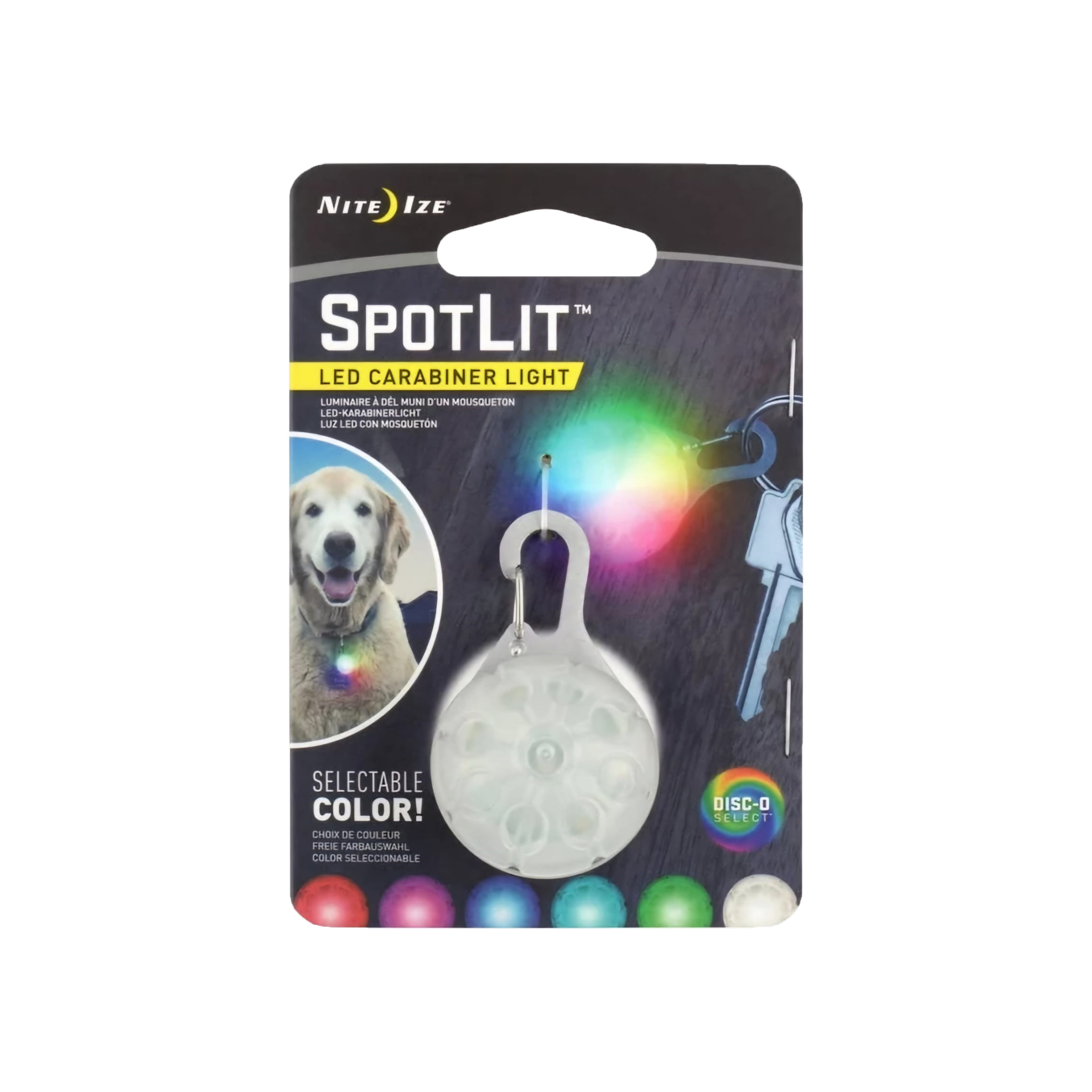 SPotLITTM Led CaraBiner LIGHT - Disc-O SelectTM