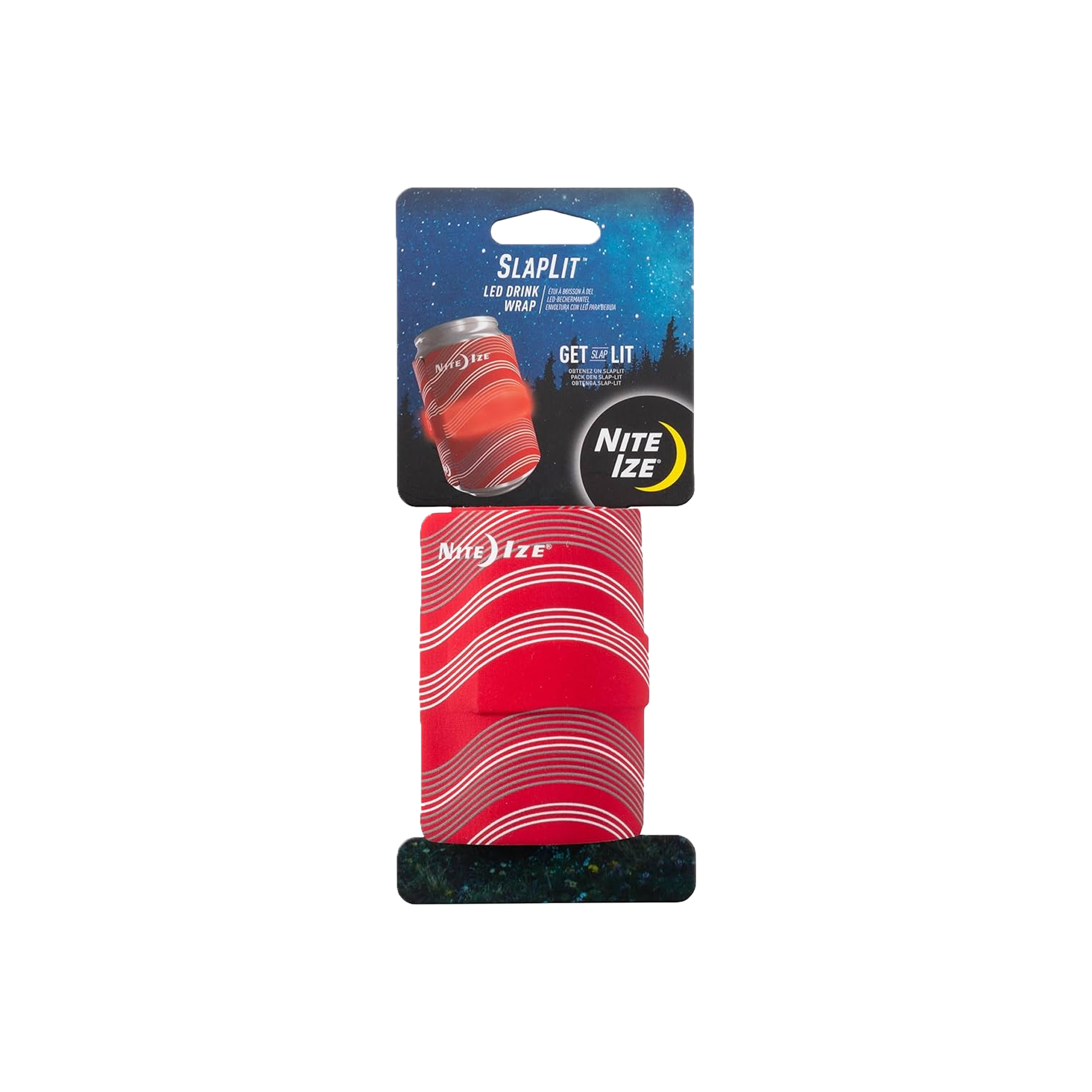 SlapLitTM LED Drink Wrap - Red