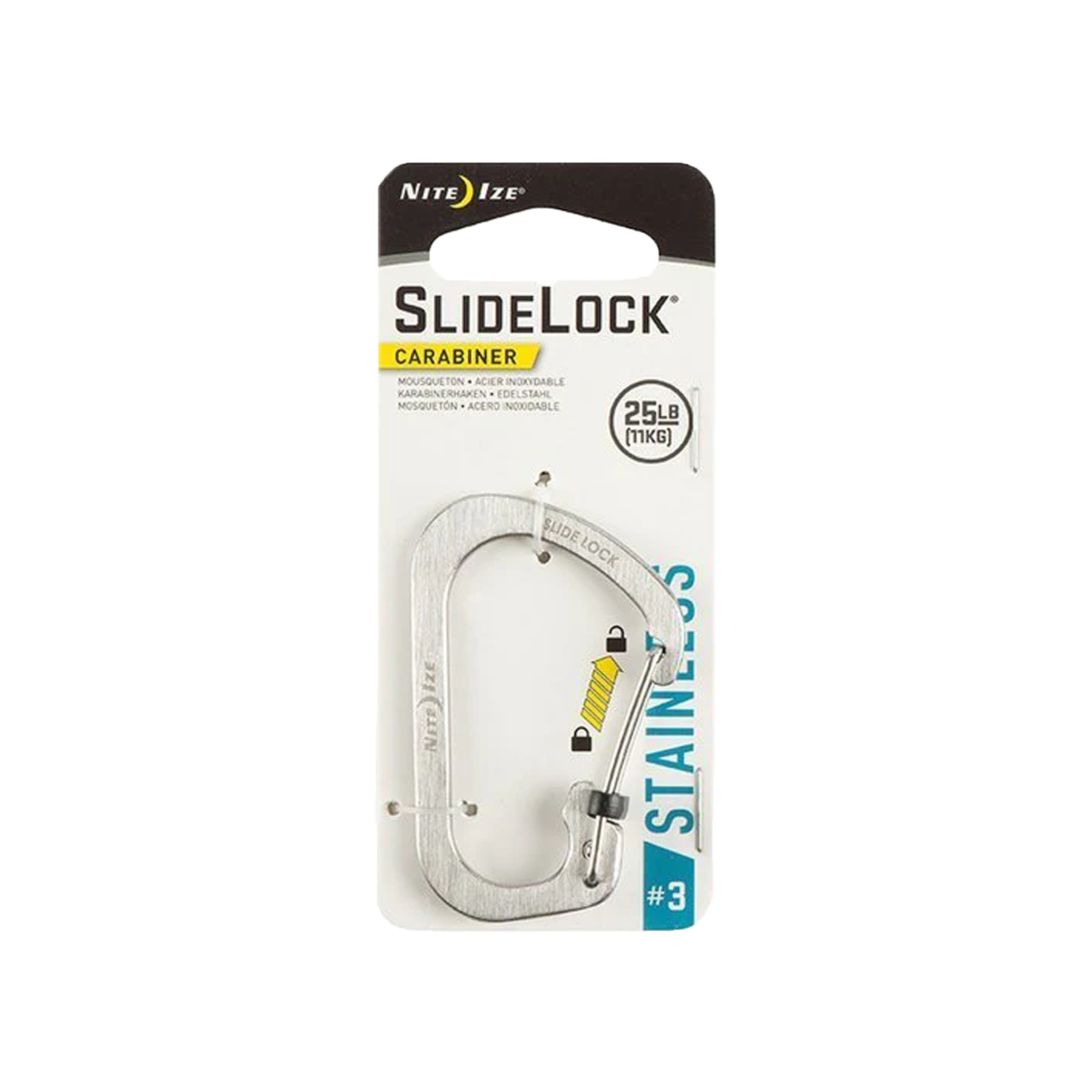 Slidelock® Carabiner Stainless Steel #3